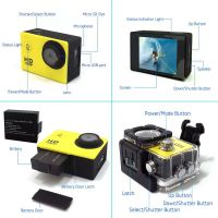 Underwater HD 1080P DV Camera Waterproof Action Helme Camcorder Car Cam Outdoor Action Camera Sport Cam For Diving Hiking