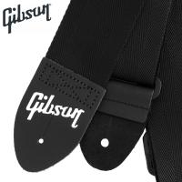 GIBSON สายสะพายกีตาร์ไฟฟ้า / สายสะพายกีตาร์โปร่ง 2" ของแท้ รุ่น Regular Style Jet Black (สีดำ)