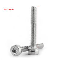 【Special Price】100pcs M3 สแตนเลส SS304 สกรูหัวจม Hex Socket Cap สกรูน๊อต Fastener Supply