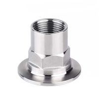 1/2 39; 39; 3/4 39; 39; 1 39; 39; 1 1/4 39; 39; 1 1/2 39; 39; 2 39; 39; Stainless Steel Sanitary Tri Clamp Hex Female Threaded Adapter Pipe Fitting