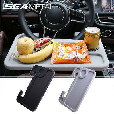 2021Car Steering Wheel Desk Portable Mini Table Universal Laptop Tablet Drink Food Cup Tray Holder Notebook Stand Auto Accessories