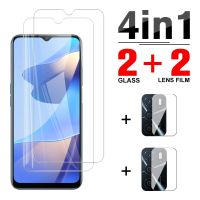 4in1 9D Protective Glass For OPPO A16 HD Temepred Glass Case For oppo A 16 A94 A74 A54 4G 5G oppoA16 Camera Lens Protective Film Phone Cases