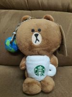 พวงกุญแจสตาร์บัค Starbucks X Line Friends ++ของแท้++