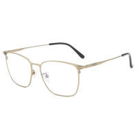 Reven Jate Full Rim Square Shape Alloy Men Eyeglasses Frame Prescription Man Eyewear Rx-able Glasses Spectacles Frame 1858