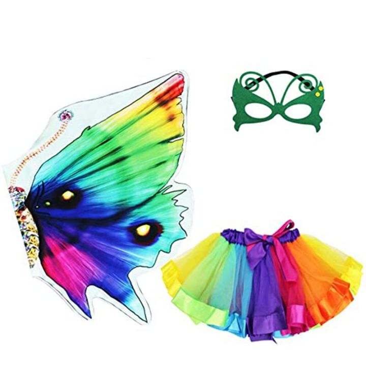 girls-children-butterfly-wings-tutu-skirt-mask-school-performance-halloween-dance-party-dress-up-costume-girl-easter-cosplay