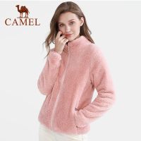 Camel เสื้อแจ็กเก็ต แขนยาว ผ้ากำมะหยี่ สำหรับผู้หญิง