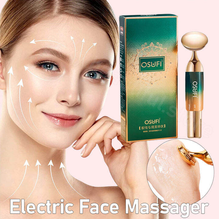 Electric Face Roller Massager Slimming Vibration Facial Lift Roller