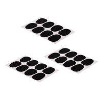 24Pcs 0.3mm Mouthpiece Patches Pads Cushions for Alto Sax Tenor Saxophone Black