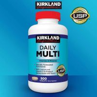 Kirkland Daily Multi Vitamins &amp; Minerals with Calcium &amp; Vitamin D 500 Tablets