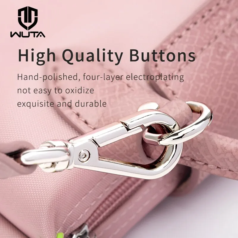 WUTA Bag Strap For Longchamp Mini Bag Accessories Transformation Crossbody  Strap Punch-free Genuine Leather Shoulder Strap Set