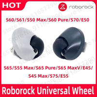 Original Roborock S5 MAX S55 Max S6 S6 PURE S6 MAXV S75 Universal ล้อเครื่องดูดฝุ่นหุ่นยนต์ล้อหน้าอุปกรณ์เสริม