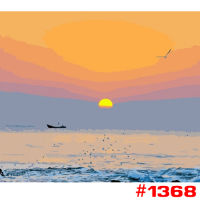 1368 ? ขึงเฟรมไม้ ? พร้อมส่ง 40x50cm. DIY Paint Number รูปวาด ของขวัญ ภาพวาด ระบายสี สีน้ำมัน ระบายสีตามตัวเลข ตกแต่งผนัง Nextone