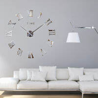 【NEW】【Penghantaran Privasi Tinggi】 New 3D Stereo Acrylic Wall Stickers High Quality Modern DIY Indoor Roman Wall Clock with Family Mirror Effect