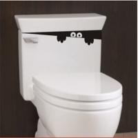 Funny Peek Monster Toilet Seat Bathroom Wall Car Decal Sticker 1pc Toilet Sticker WC Accessories Wall Stickers  Decals