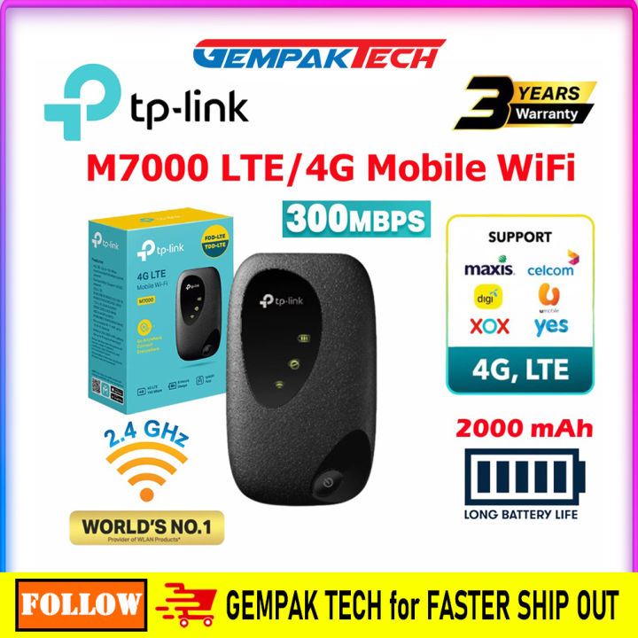 Routeur Tp Link Modem/Routeur mobile 4G LTE WiFi M7000