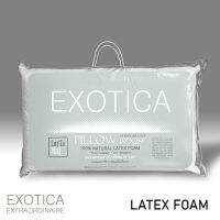 EXOTICA หมอนหนุนลาเท็กซ์โฟม (ยางพาราธรรมชาติ 100%) ขนาด 19"x 29" นิ้ว (แพ็ค 1 ใบ) / (แพ็ค 2 ใบ)