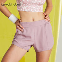 Wakingbee Swell Shorts (Lilac) ขาสั้น ออกกำลังกาย วิ่ง ทรงสวย มีกระเป๋า ผ้าเบา แห้งเร็ว ใส่สบาย