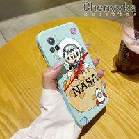 เคส Chenyyyka สำหรับ Vivo S9เคส S9e ลายการ์ตูนนาซ่าเมาส์แบบนิ่มเคสมือถือบางเคสขอบสี่เหลี่ยมด้านข้างทำจากซิลิโคนเคสป้องกันการกระแทก