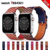 For Apple watch Nylon band for 41mm 45mm Jumping Single Tour strap 40mm 44mm 38mm 42mm series 7 6 54321 SE smart watch Bracelet Straps