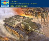 เป่าแตร00385 135เยอรมันพัฒนายานพาหนะ E 10 HETZER ถังรูปแบบการชุมนุมอาคารชุดสำหรับผู้ใหญ่งานอดิเรกของเล่นแบบคงที่ DIY