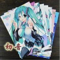 โปสเตอร์ชุดคอสเพลย์ Hatsune Miku Vocaloid 8ชิ้น