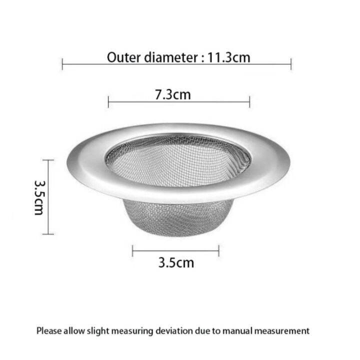 cw-hotx-1pcs-sink-filter-mesh-sewer-strainers-floor-drains-catcher-waste-drain-hole