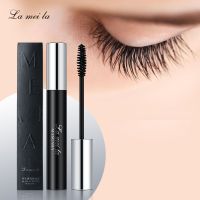 มาสคาร่าไฟเบอร์ กันน้ำ สีดำทำให้ขนตาหนาและยาวขึ้น（EE32)Black waterproof fiber mascara makes the eyelashes thicker and longer (EE32).