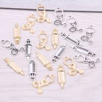 hot【DT】﹊►  SWEET BELL 18pcs Color Medicine Charms Syringe Pendants Jewelry Making Stethoscope