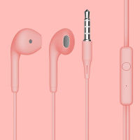 3.5mm หูฟังพร้อมไมค์คุยโทรศัพท์ได้ Music Universal Earphone With Microphone Cute Headphone In-ear Cartoon Headset Wired