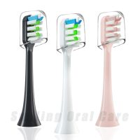 ZZOOI 4Pcs Replacement Toothbrush Heads Fits SOOCAS X3/X1/X5/X3U/X3Pro Electric Toothbrush D2/D3/V2 Brush Head Nozzles Seal Package