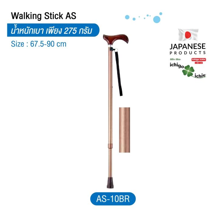 ไม้เท้าช่วยพยุง-walking-stick-รุ่น-as-10-อิชิโกะ-อิชิเอะ-สินค้าแบรนด์นำเข้าจากประเทศญี่ปุ่น