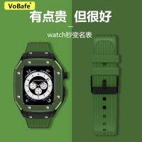 Vobafe เคสสเตนเลสเกรดสูงรุ่นที่ Applewatch8 Apple เหมาะสำหรับ/6/5เคสสายนาฬิกา S7ดัดแปลงเรือนเรือนเรือนเรือนโลหะโลหะผสมโลหะไทเทเนียม Iwatch8ฝาครอบเคสห่อหุ้ม