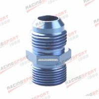 10AN AN-10 Male Flare To M22x1.5 Metric Straight Fitting Adapter Blue