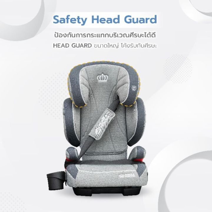 prince-amp-princess-ปริ้นซ์แอนด์ปริ้นเซส-คาร์ซีทเด็กโต-รุ่น-mark-12more-comfort-more-safety-iso-fix-แบบใหม่