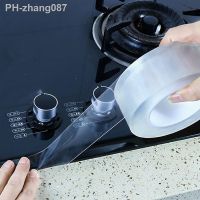 Kitchen Waterproof Mildew Strong Bathroom Toilet Crevice Strip Transparent Adhesive Tape Pool Water Seal