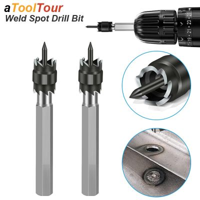 Drill Bit Spot Weld Cutter Remover Double Side Carbide Tip Stainless Steel Separator Auto Body Panel Solder Joint Repair Tool
