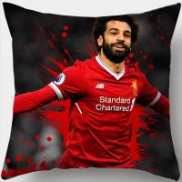 Football Club Logo Battle Liverpool f.c Single sided printed polyester pillowcase sofa car seat cushion cover office home Decorative pillowcase (without pillowcase)