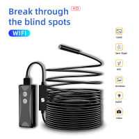 WIFI กล้อง Endoscope Full HD 1200จุด8มิลลิเมตรตรวจสอบงูกล้องมินิ USB Borescope สำหรับรถยนต์ Android PC IOS มาร์ทศัพท์มือถือ