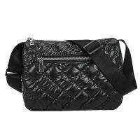 【CC】 Fashion padded quilted bag for Cotton Shoulder Soft Fluffy Crossbody Handbag Female Shopper