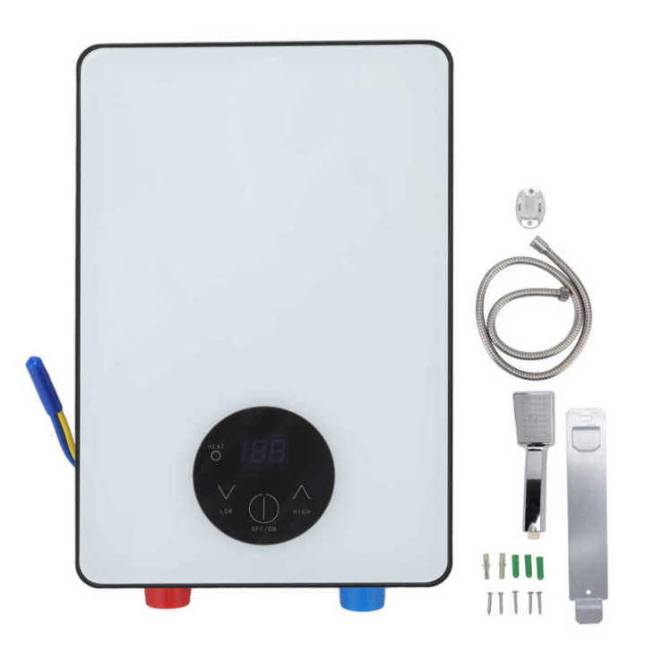 6500W Instant Hot Water Heater Touch Screen Over Temperature Protection