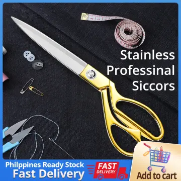 Fabric Scissors, Heavy-duty Tailor's Scissors, All-metal Stainless Steel  Scissors, Home Office Craft Scissors for Cutting Fabric, Leather 