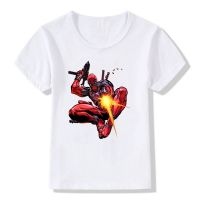 ค่าสัมบูรณ์เสื้อยืดคอกลม ผ้าฝ้าย พิมพ์ลาย Marvel Avengers Disney Superhero Deadpool แฟชั่นคลาสสิก ของขวัญวันเกิด สําหรับ  6IJ0