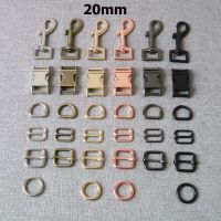 HOT 1 Pcs 20mm Metal D O Straps Slider Release Buckle Clasp Dog Collar Leash Harness Accessory
