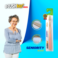 แปรงสีฟันบลัชมี รุ่น Seniority (แปรงสีฟันผู้สูงอายุ,แปรงสีฟันผู้สูงวัย,แปรงสีฟัน,แปรงสีฟันขนนุ่ม,Brushme,Toothbrush)