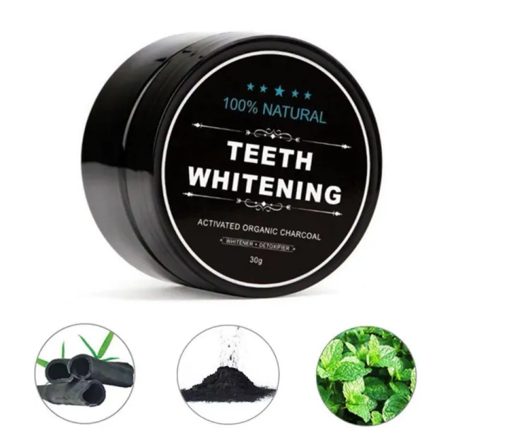 ACTIVATED CHARCOAL NATURAL TEETH WHITENING POWDER 30G Lazada PH