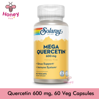 Solaray, Mega Quercetin, 600 mg, 60 VegCaps, เควอซิติน