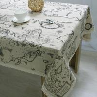 【cw】 2016 New Arrival Table Cloth World Map High Quality Lace Tablecloth Decorative Elegant Table Cloth Linen Table Cover ！