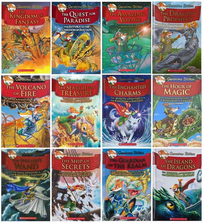 Geronimo Stilton The Kingdom of Fantasy Books (12 Hardcover Books) | Lazada