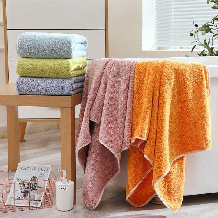 xiaoli-clothing-bamboo-charcoal-terry-bath-towel-set-adult-bamboo-carbon-fiber-bathroom-towel-microfiber-hair-towel-face-hand-bath-towel-set