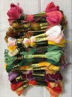 มม. 50 สีด้ายปักครอสติสเย็บปักถักร้อยไหมขัดฟันจักรเย็บผ้า Skeins หัตถกรรม DIY สร้อยข้อมือถัก-huangjianping